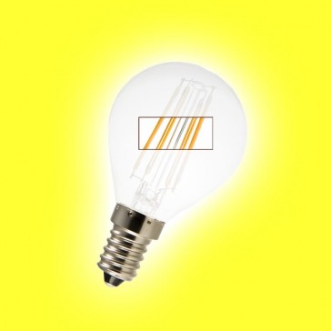 Bio-Licht in E14 Mini-Globus-Form