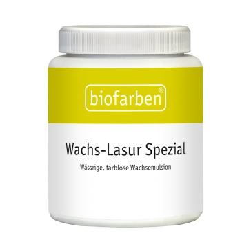 Biofarben Wachs-Lasur spezial - wasserabweisender Schutzanstrich 