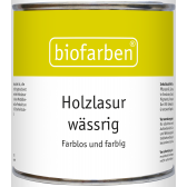 Biofarben Holzlasur wässrig farbig für innen und außen