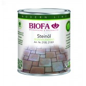 BIOFA Steinöl farblos für mineralische Untergründe innen wie Estrich, Terracotta, Terrazzo und Beton